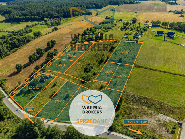 Działka Sprzedaż Bartąg Gościniec Niborski 8