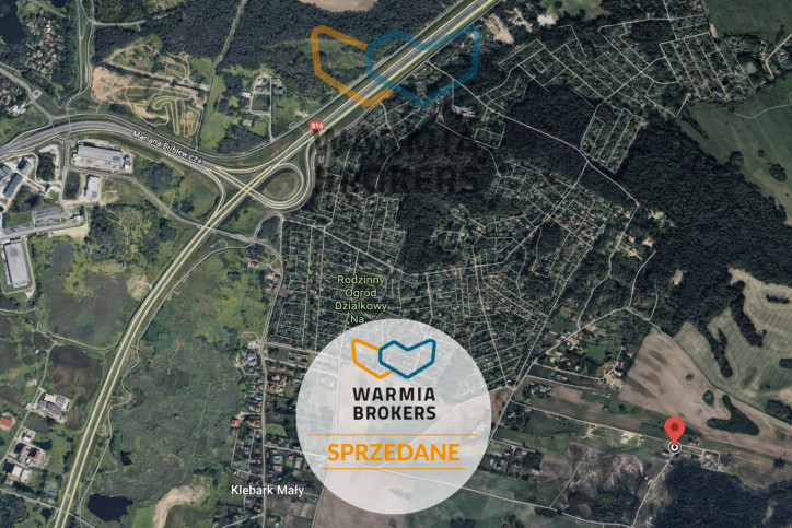 Działka Sprzedaż Klebark Mały Wichrowe wzgórza 2